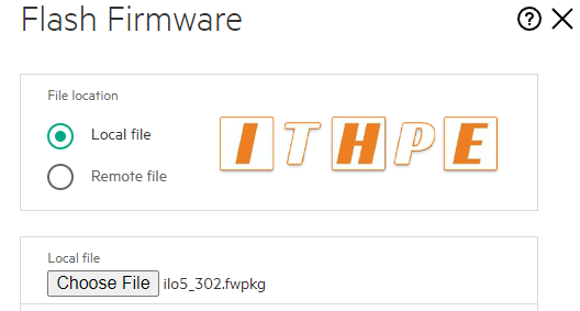 بروزرسانی سیستم عامل HPE iLO - سیستم عامل ilo آپلود