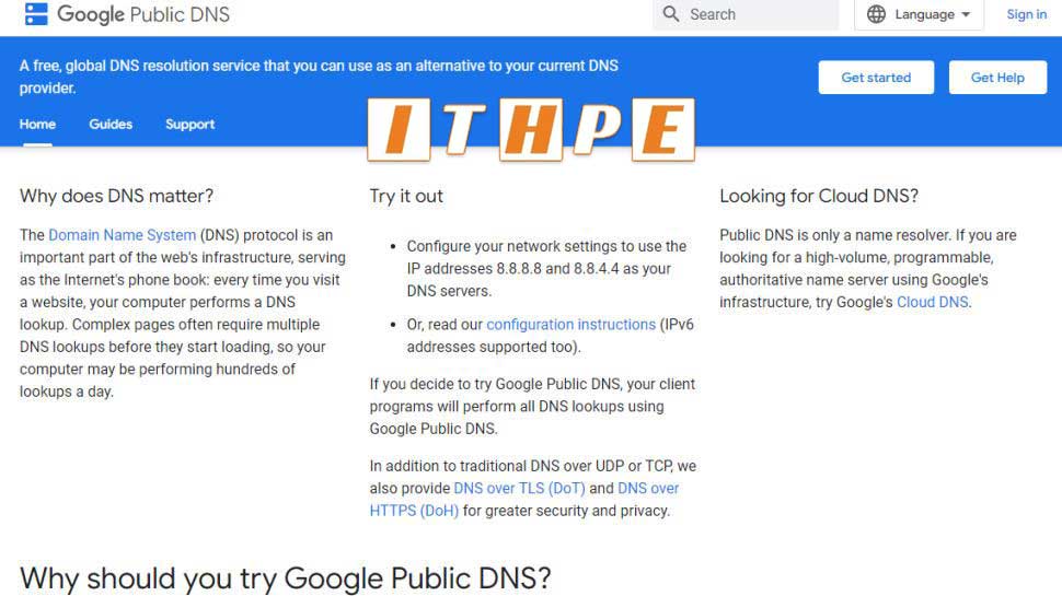 google dns