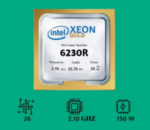 پردازنده سرور اچ پی INTEL XEON GOLD 6230R 2 پردازنده سرور اچ پی INTEL XEON GOLD 6230R
