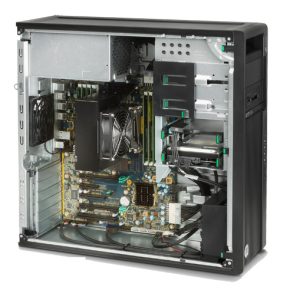 ورک استیشن HP Z440با پردازنده Xeon ۲۶۸۰ ظرفیت ۳۲ گیگابایت حافظه و ۲۵۰ گیگابایت SSD 3 HP Z440 Workstation door off high