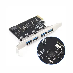 USB 4-Port PCIe Expansion Card