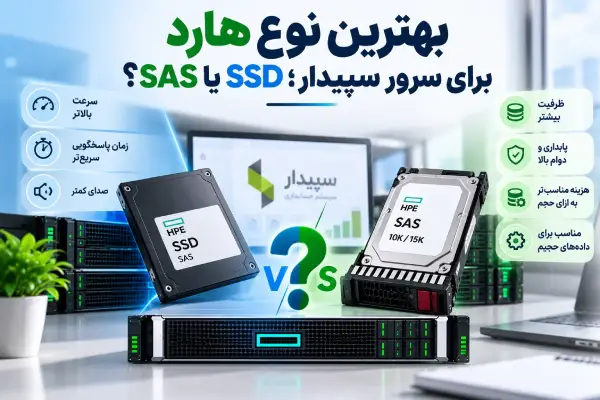 SSD یا هارد SAS؛ کدام برای سپیدار بهتر است؟